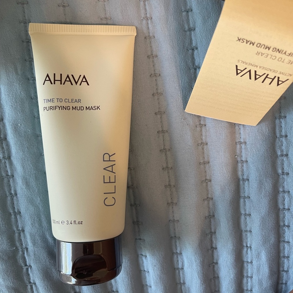 Brand new, never opened AHAVA “Time To Clear” Purifying Mud Mask 3.4oz
